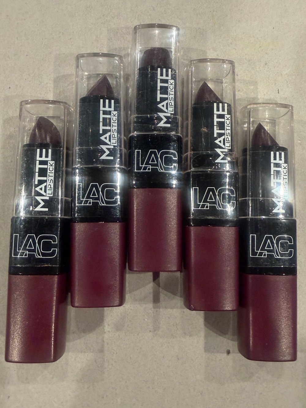 5 L.A. Colors Matte Lipsticks - Torrid CML 473